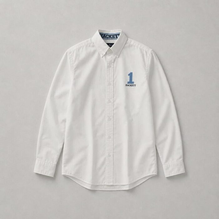 Men’s Premium Heritage Oxford Long Sleeve Shirt – White