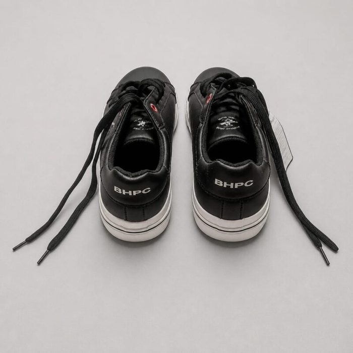 Polo Club Men’s Low-Top Lace-Up Contrast Sneakers – Black — image 4