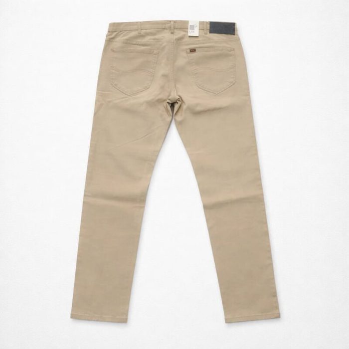 Lee Men’s Regular Fit Stretch Denim Jeans – Beige — image 3
