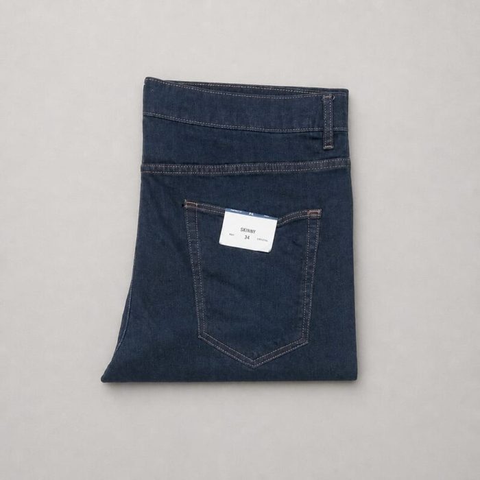 Men’s Straight Fit Stretch Jeans –  Dark Indigo