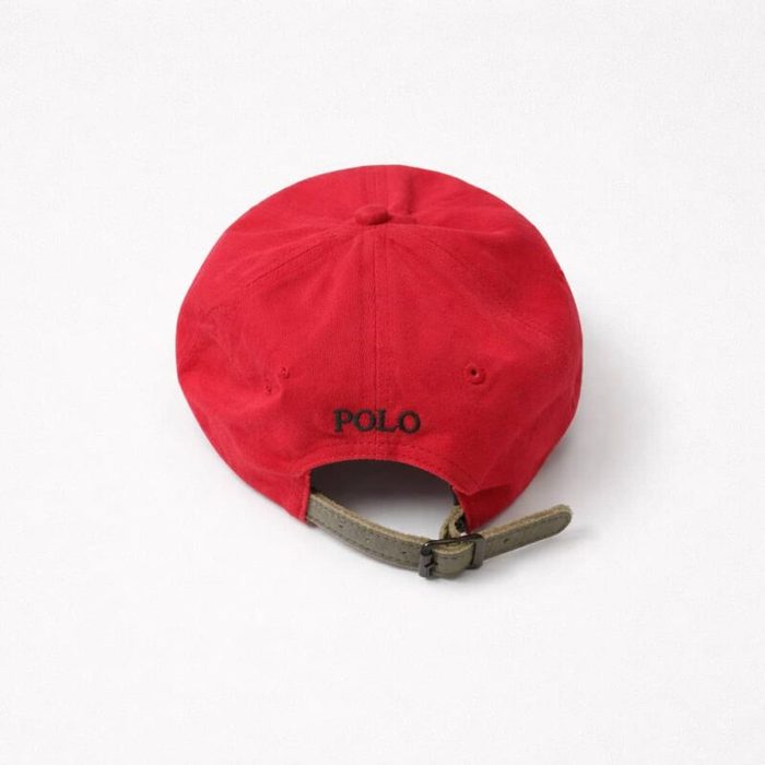 Mens Two Tone Adjustable Baseball Cap Red Black