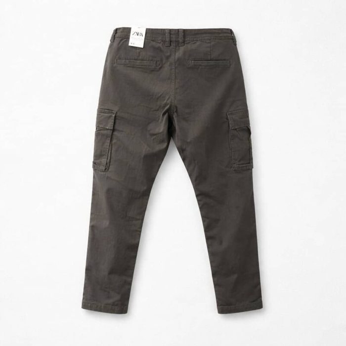 Men’s Urban Tactical Loose-Fit Cargo Pants – Grey