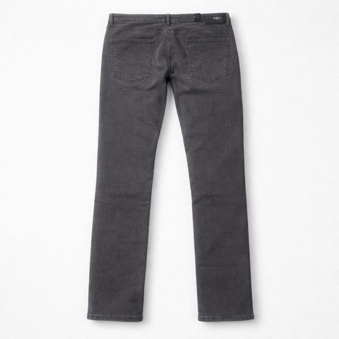Pepe Jeans Men’s Regular Fit Stretch Denim Jeans – Washed Charcoal Grey — image 3