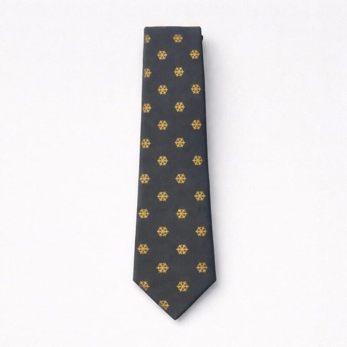 Skyzeal Mens Silk Snowflake Tie and Pocket Square Set