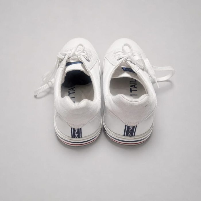 Tom Tailor Men’s Classic Low-Top Lace-up Sneakers – White — image 3